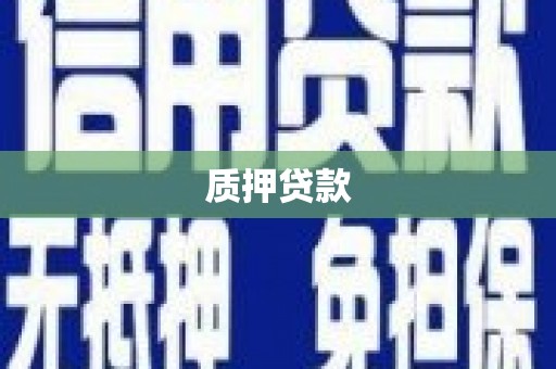 黄山质押贷款