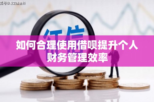 黄山如何合理使用借呗提升个人财务管理效率