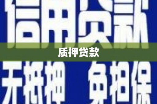 黄山质押贷款