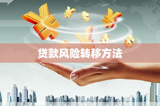 黄山贷款风险转移方法