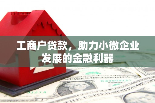 黄山工商户贷款，助力小微企业发展的金融利器