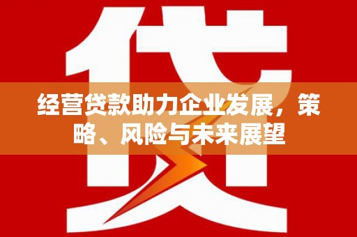 黄山经营贷款助力企业发展，策略、风险与未来展望