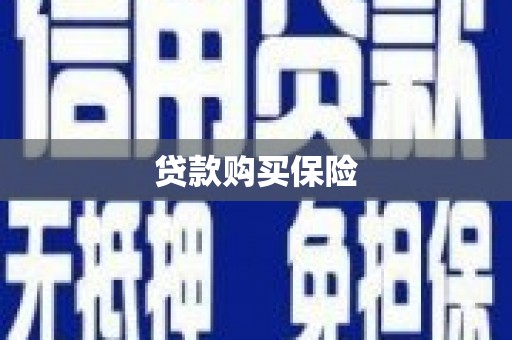 黄山贷款购买保险