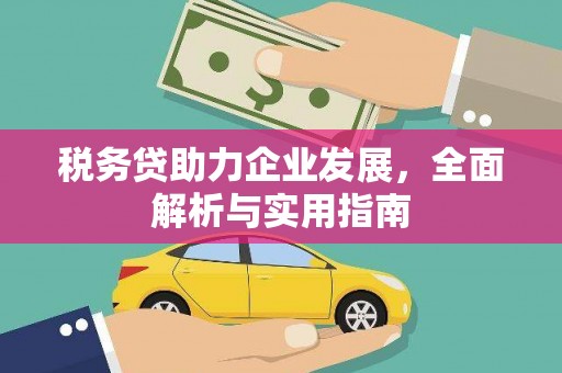 黄山税务贷助力企业发展，全面解析与实用指南